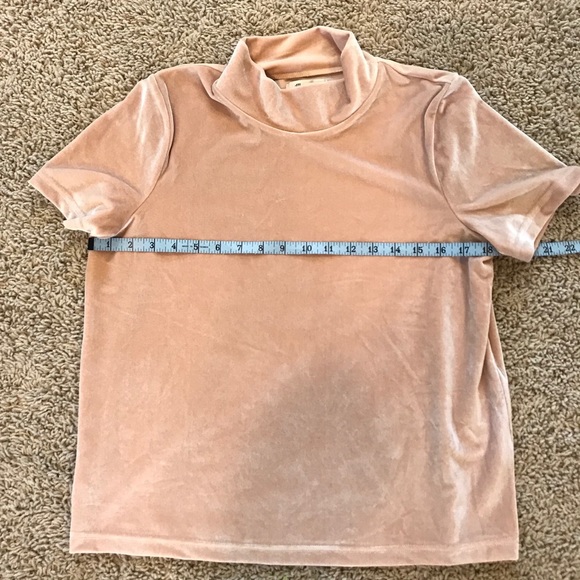 Madewell Mock Neck Velvet Shirt - Picture 2 of 5